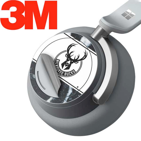 NBA Milwaukee Bucks Marble Surface Headphones Skin